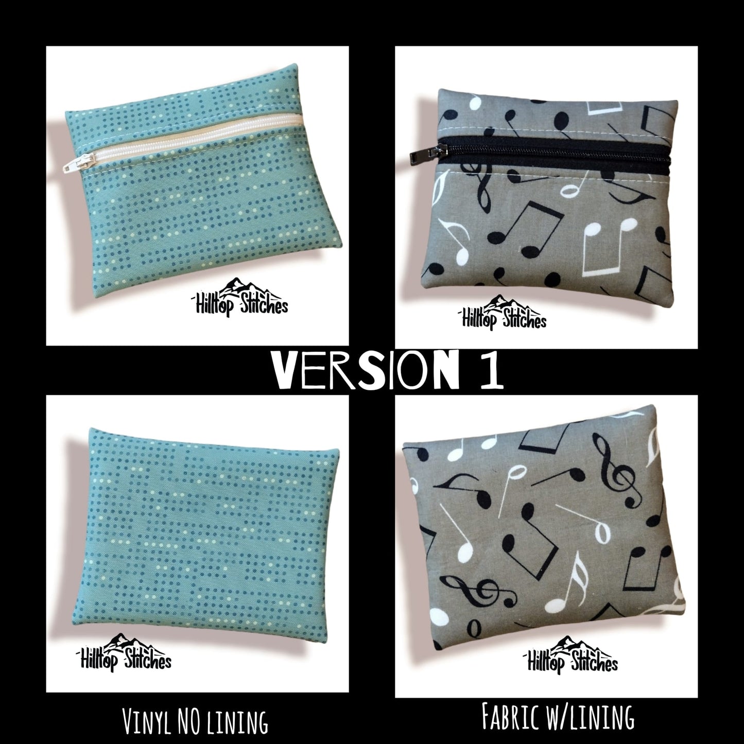 Bubblegum Zip Pouch Pattern