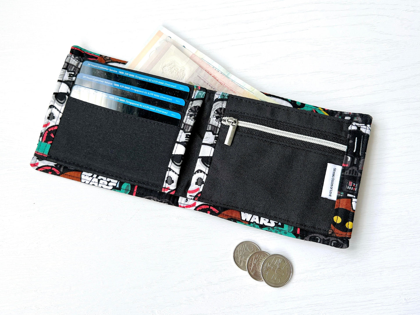 Zen Bifold Wallet Pattern