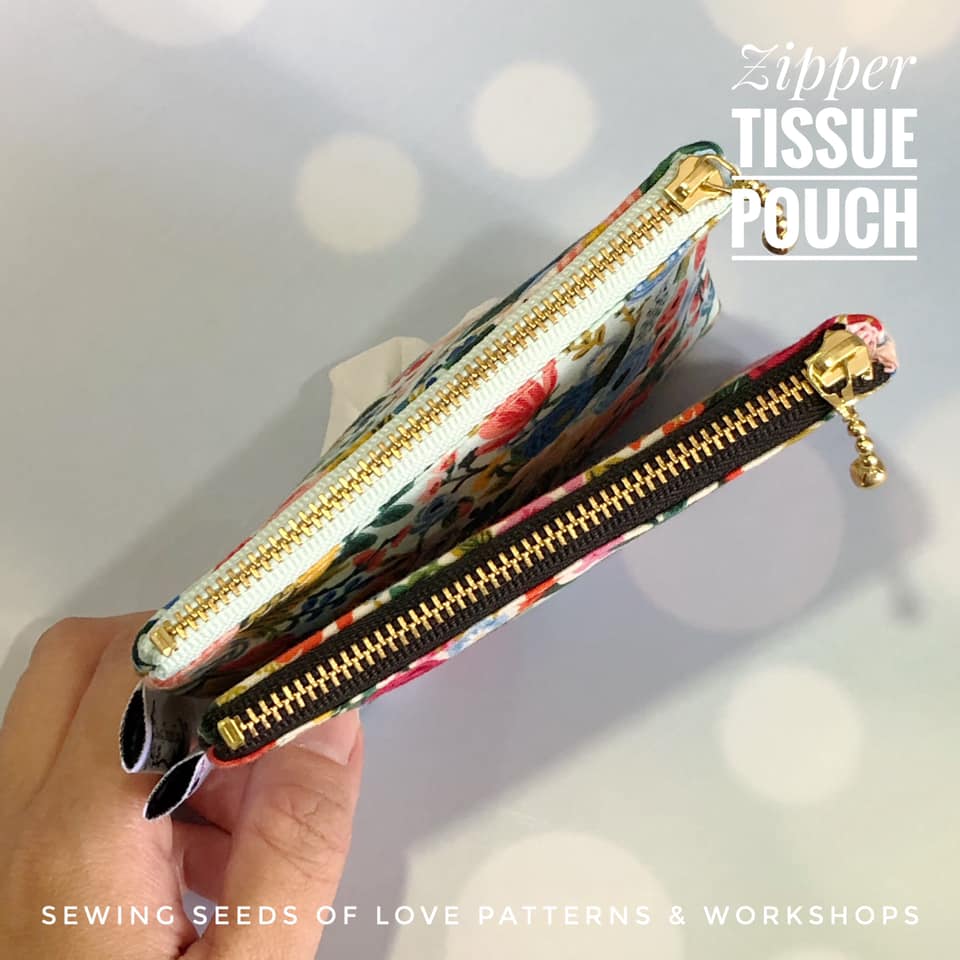 Seedlings 101 - Zipper Tissue Pouch Workshop