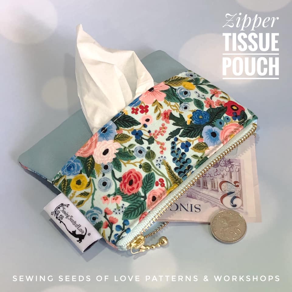 Seedlings 101 - Zipper Tissue Pouch Workshop