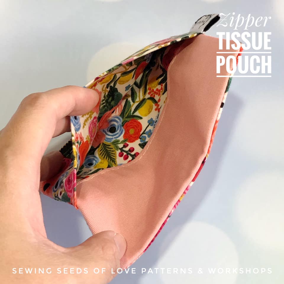 Seedlings 101 - Zipper Tissue Pouch Workshop