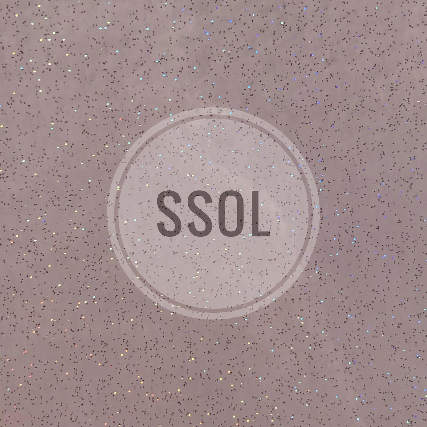 Vinyl/PU Leather - Clear Glitter Vinyl (Pink02)