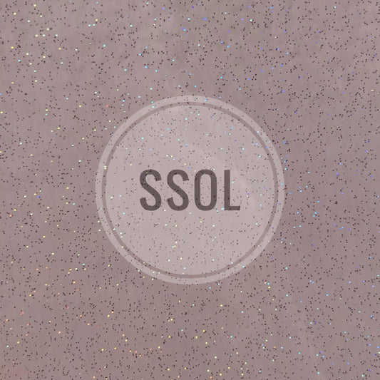 Vinyl/PU Leather - Clear Glitter Vinyl (Pink02)