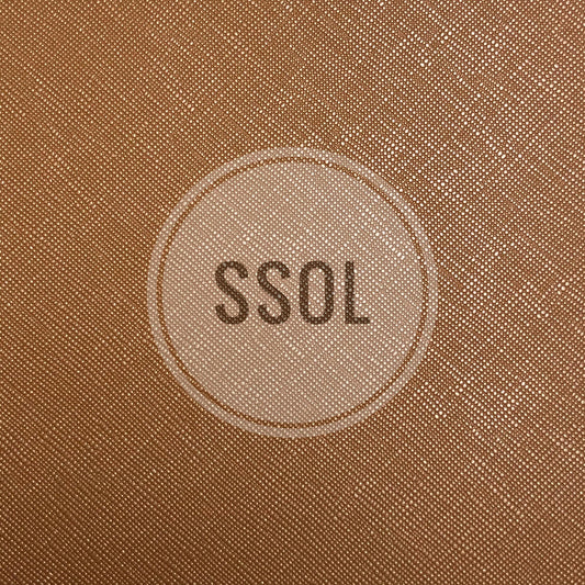 Vinyl/PU Leather - Solid Crossgrained 04 (Brown)
