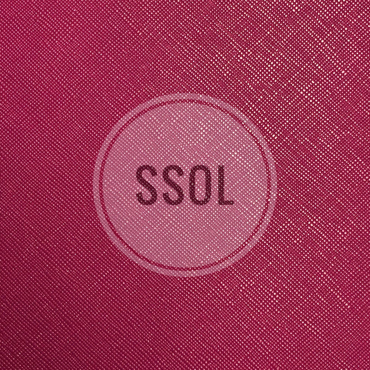 Vinyl/PU Leather - Solid Crossgrained 12 (Magenta)