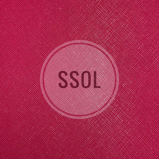 Vinyl/PU Leather - Solid Crossgrained 13 (Hot Pink)