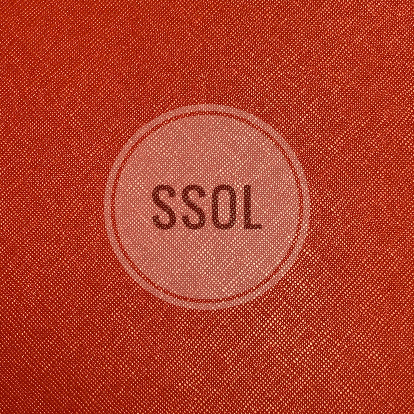 Vinyl/PU Leather - Solid Crossgrained 07 (Dark Orange)