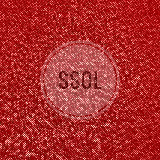 Vinyl/PU Leather - Solid Crossgrained 08 (Red)