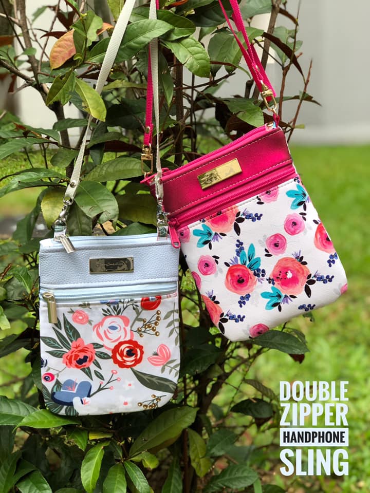 Double sling outlet bag