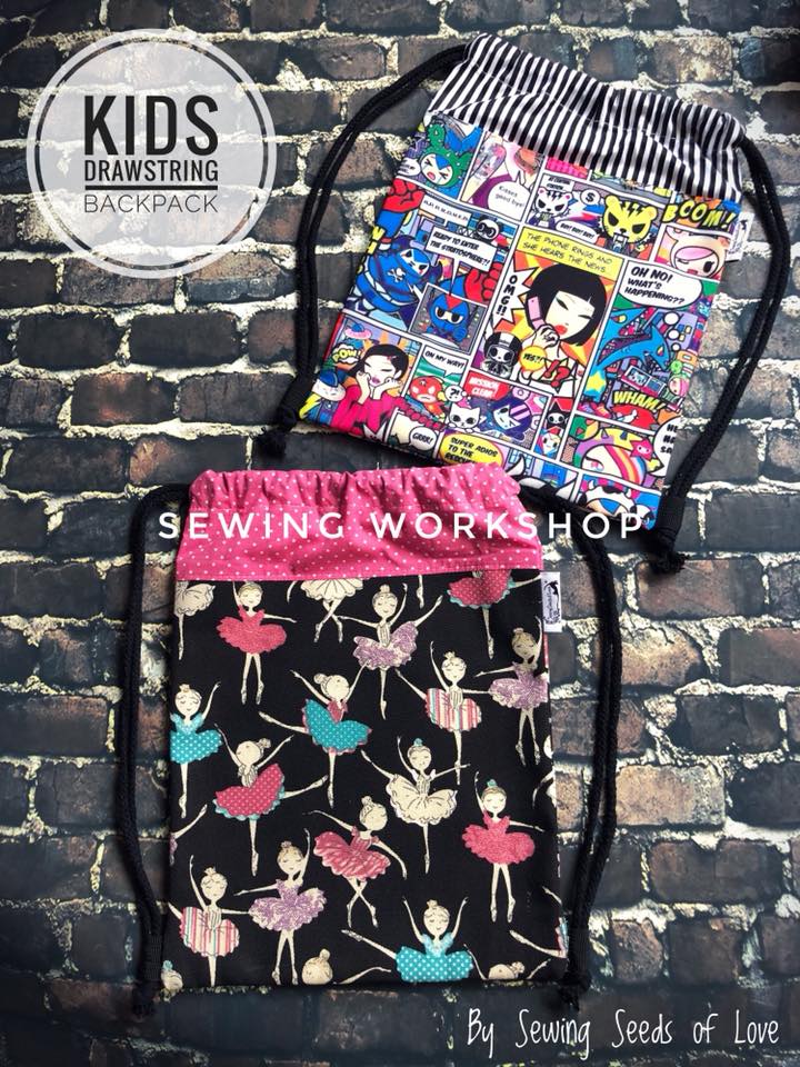 Seedlings 101 - Drawstring Backpack Workshop