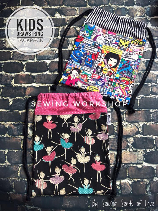 Seedlings 101 - Drawstring Backpack Workshop