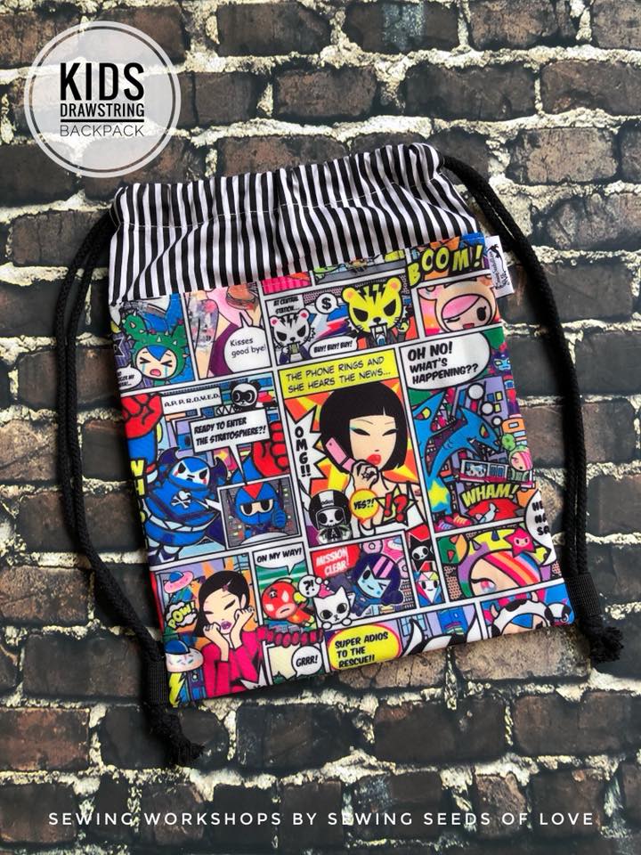 Seedlings 101 - Drawstring Backpack Workshop