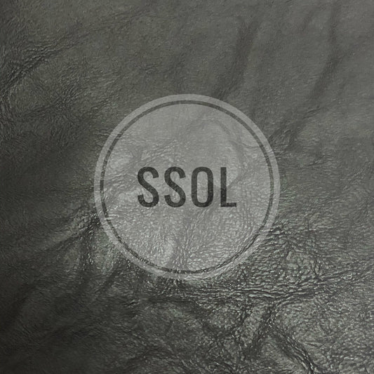 Vinyl/PU Leather - Solid Faux Ele 01 (Black)