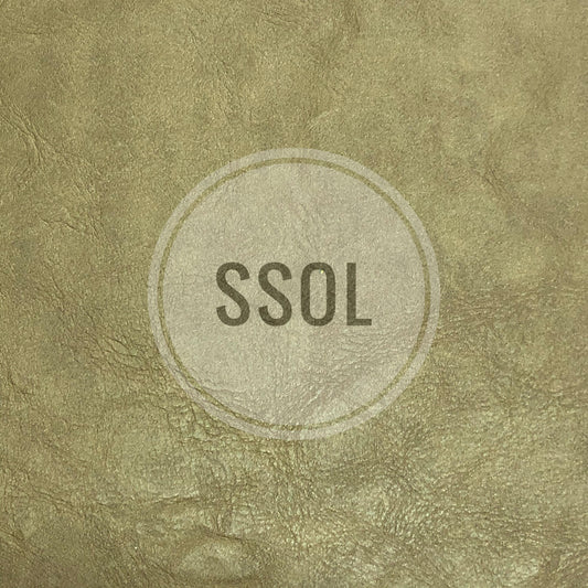 Vinyl/PU Leather - Solid Faux Ele 10 (Brass)