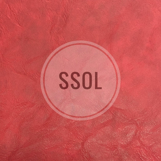 Vinyl/PU Leather - Solid Faux Ele 08 (Wine Red)