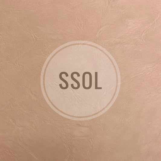 Vinyl/PU Leather - Solid Faux Ele 06 (Pale Salmon)