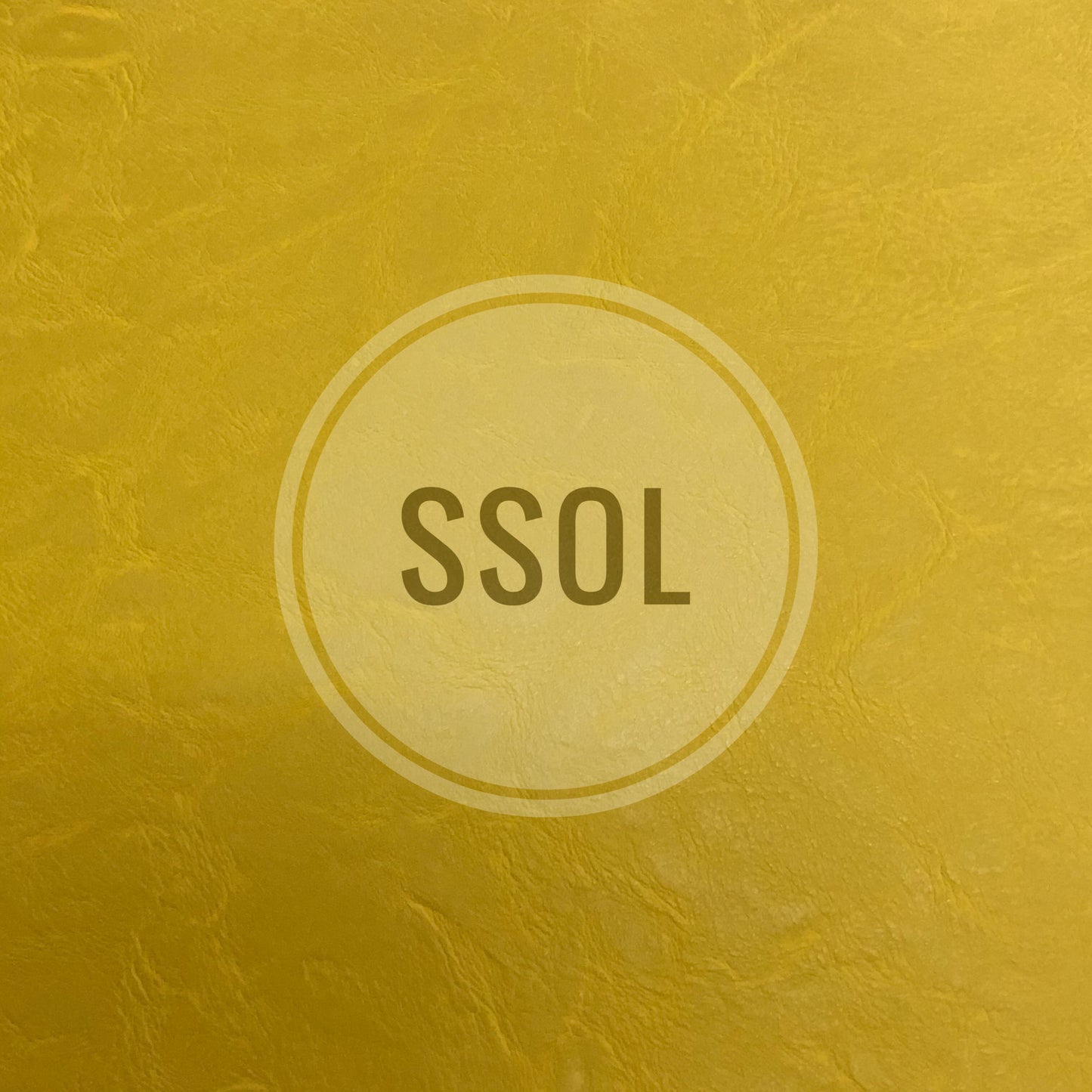 Vinyl/PU Leather - Solid Faux Ele 05 (Mustard)