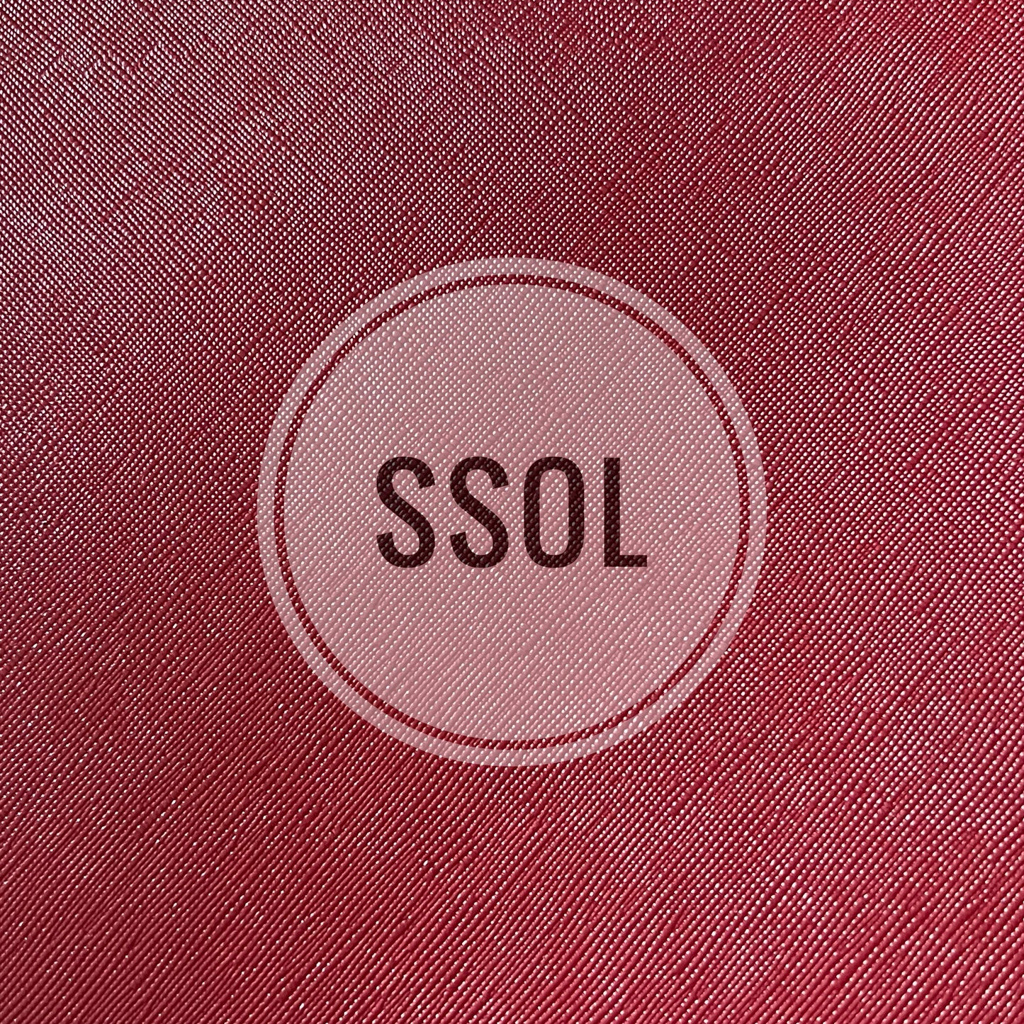Vinyl/PU Leather - Solid Crossgrained 05 (Wine Red)