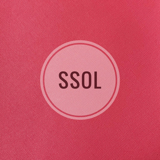 Vinyl/PU Leather - Solid Crossgrained 20 (Watermelon Red)