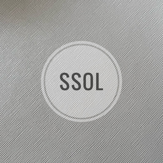 Vinyl/PU Leather - Solid Crossgrained 27 (Light Grey)