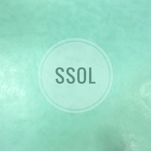 Vinyl/PU Leather - Marbled Solid 01 (Mint Green)