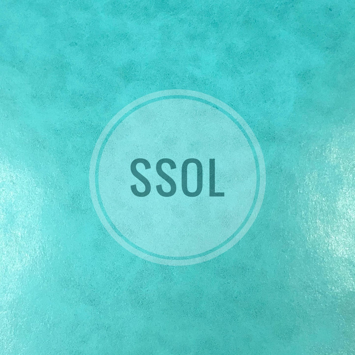 Vinyl/PU Leather - Marbled Solid 02 (Teal)