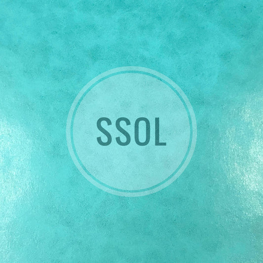 Vinyl/PU Leather - Marbled Solid 02 (Teal)