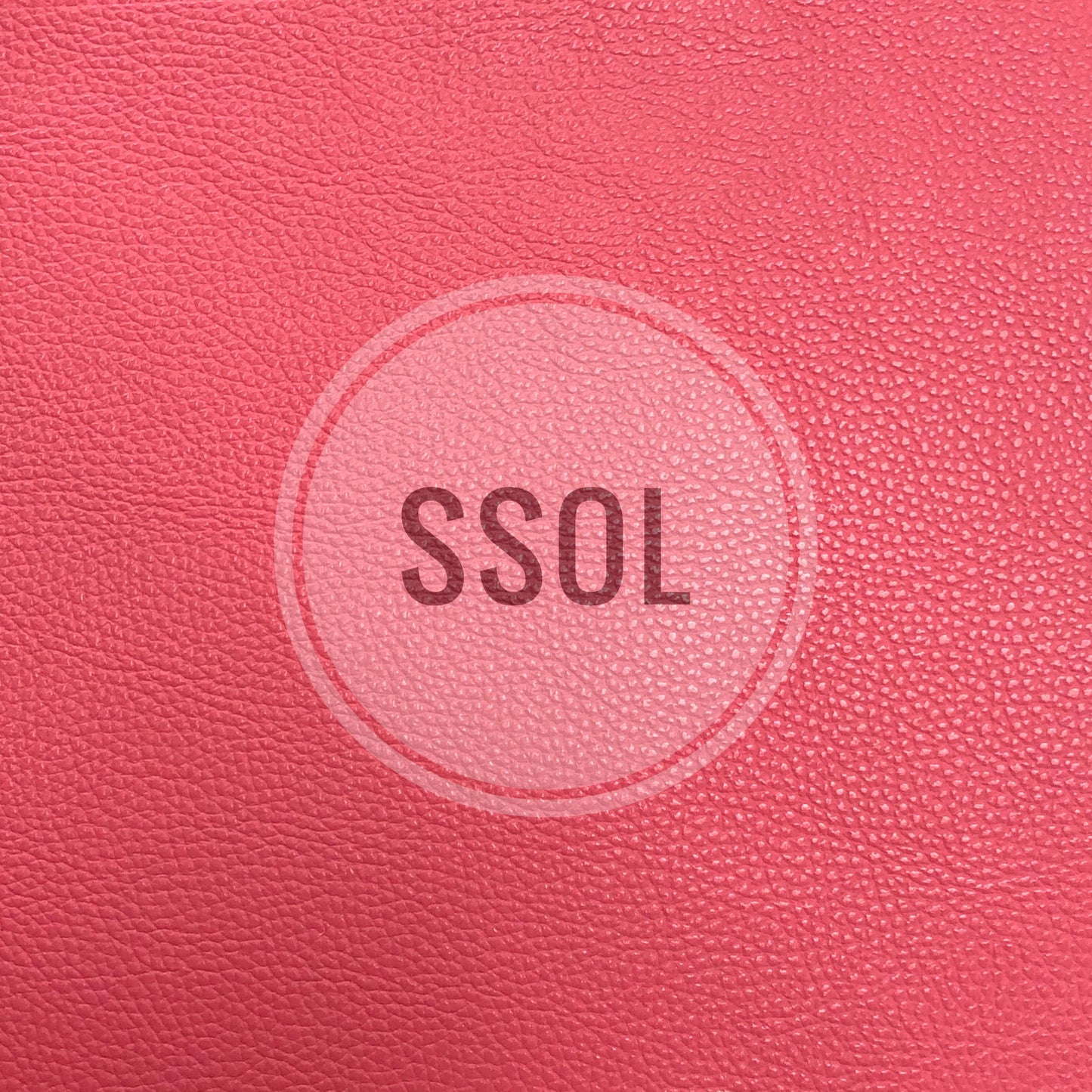 Vinyl/PU Leather - Plain Solids Textured 11 (Coral Pink)