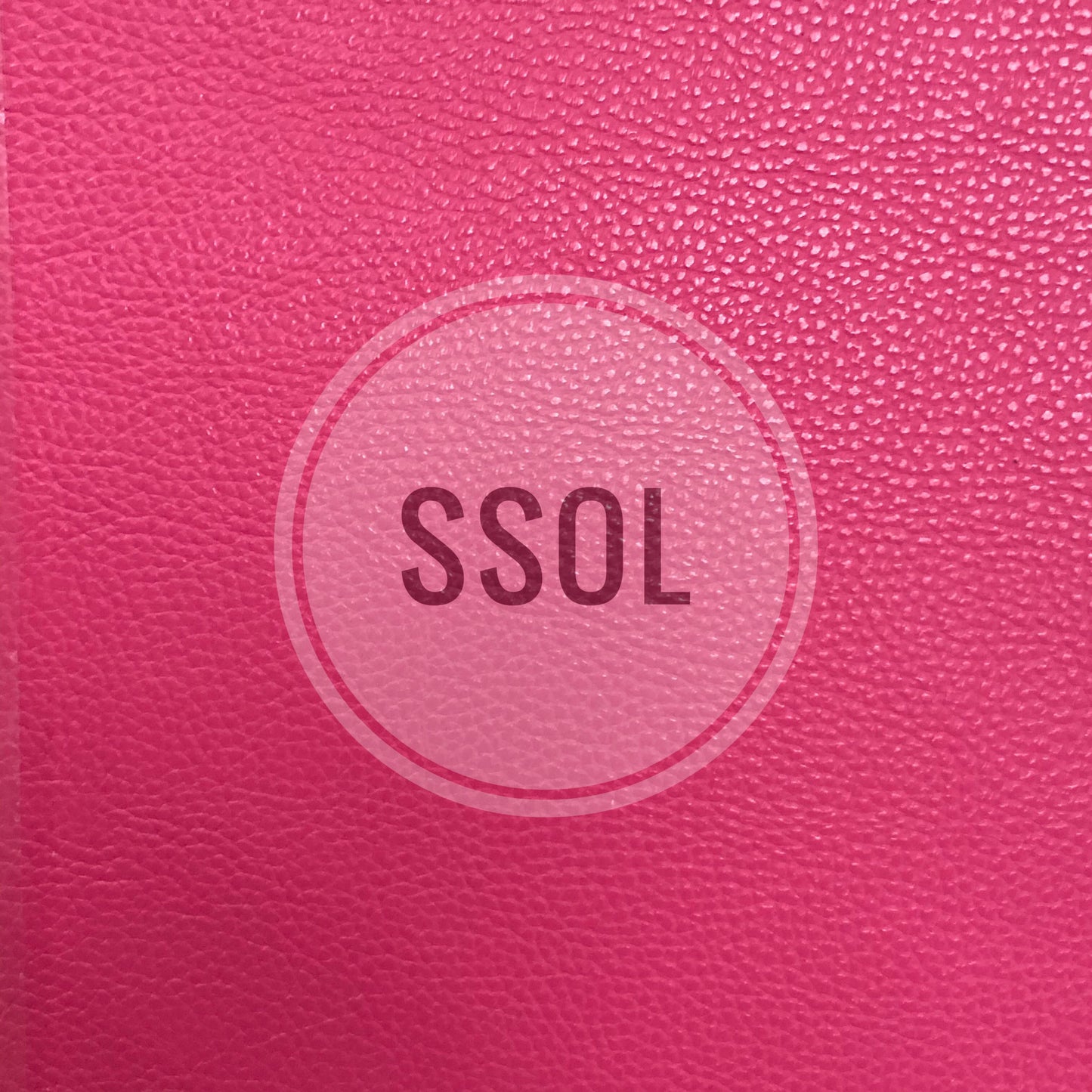 Vinyl/PU Leather - Plain Solids Textured 10 (Hot Pink)