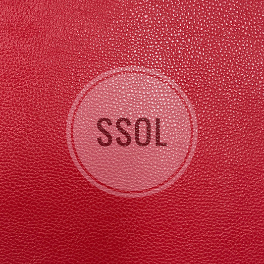 Vinyl/PU Leather - Plain Solids Textured 04 (Dark Red)