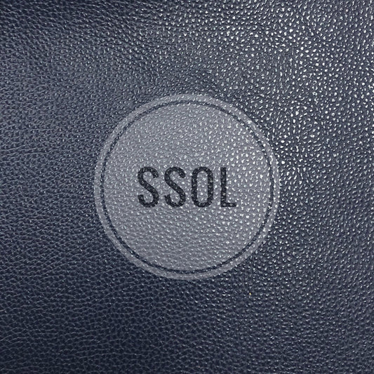 Vinyl/PU Leather - Plain Solids Textured 18 (Midnight Blue)