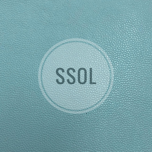 Vinyl/PU Leather - Plain Solids Textured 12 (Light Turqoise)