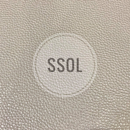 Vinyl/PU Leather - Plain Solids Textured 22 (Light Grey)
