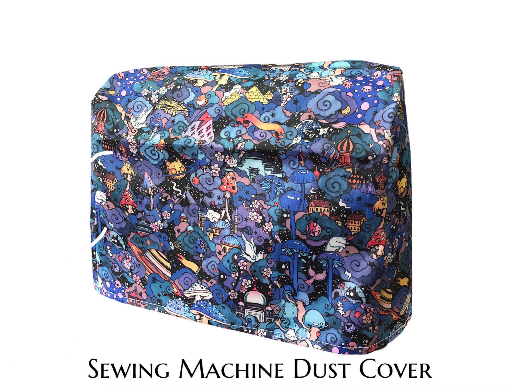 Eheartsgir Chicken Sewing Machine Cover Dust Cover Pattern with Pockets  Store Needles Compatible for Most Standard Singer and Brother Sewing Machine