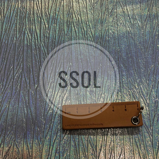 Vinyl/PU Leather - Stripes Type I (Silver)