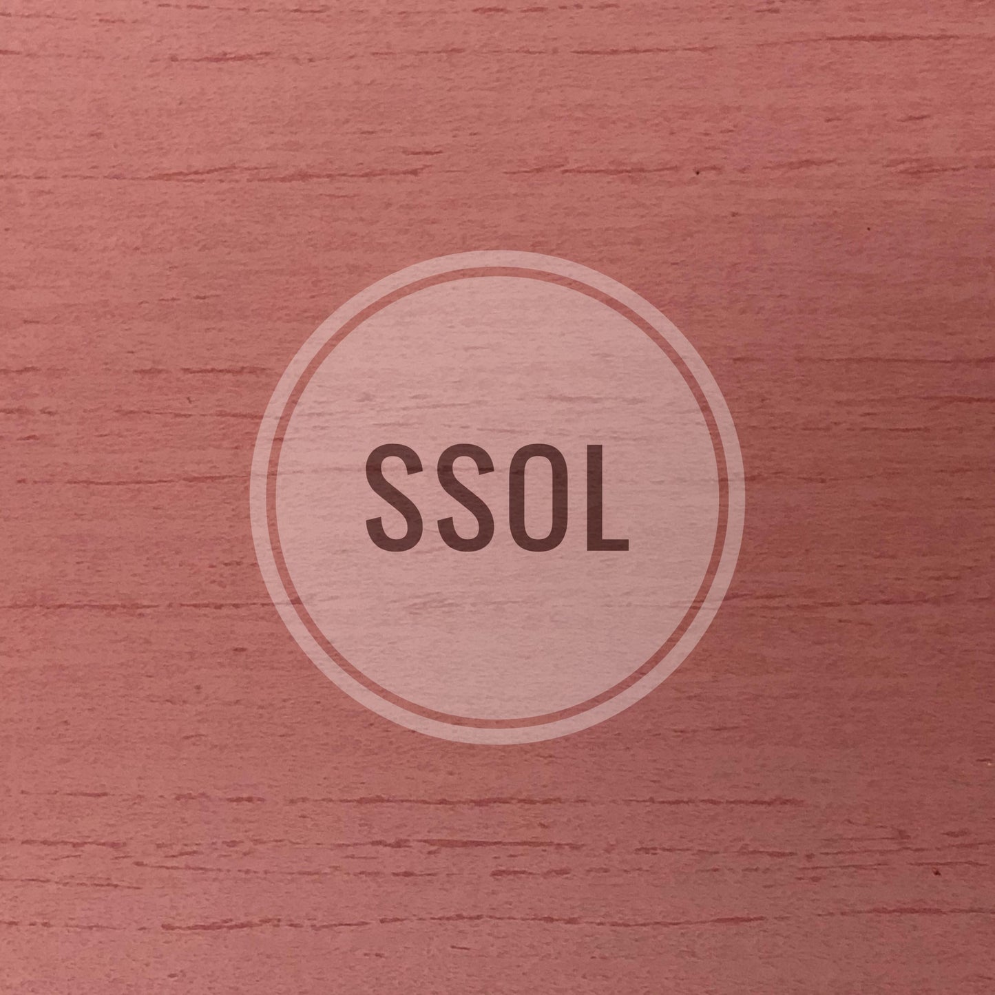 Vinyl/PU Leather - Special Texture (Woodgrain Salmon)