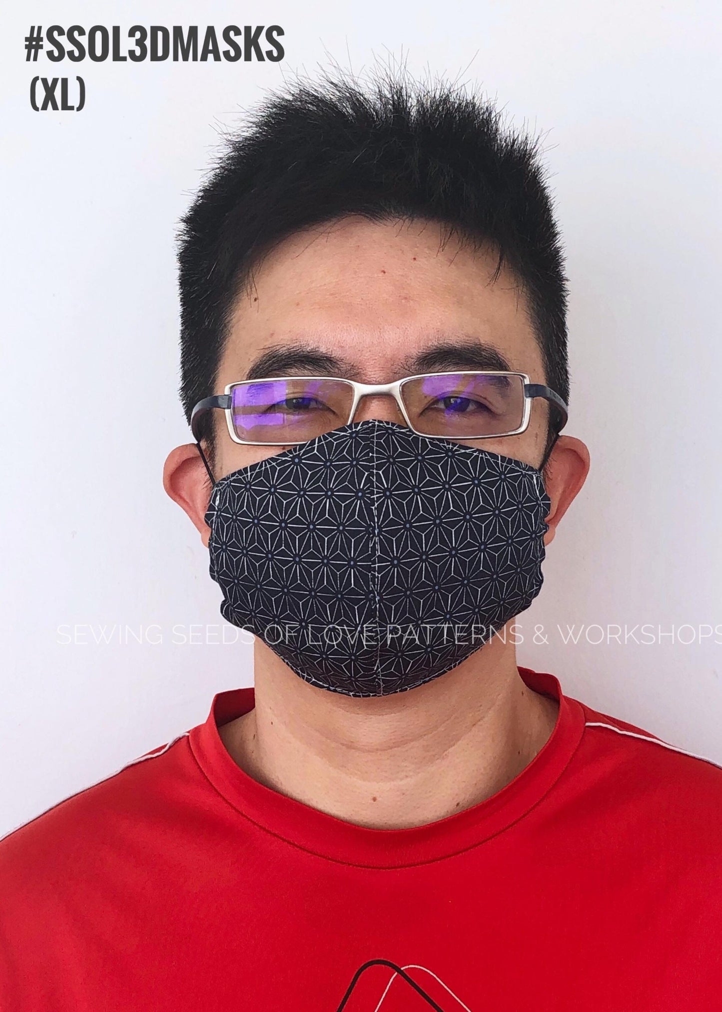 SSOL3DMasks Kit - Orange Dino