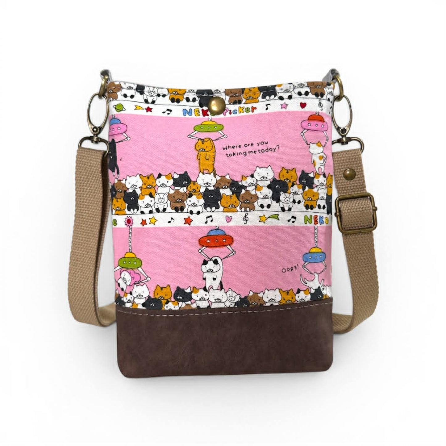 Wanderlust Phone Bag - UFO Kitties
