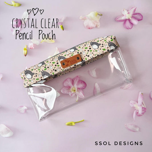 Crystal Clear Pencil Pouch – Sewing Seeds of Love Studio