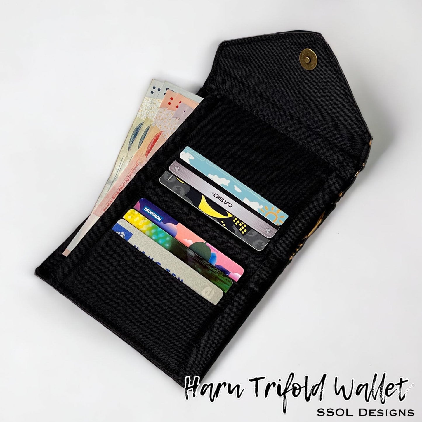 Haru Trifold Wallet Pattern