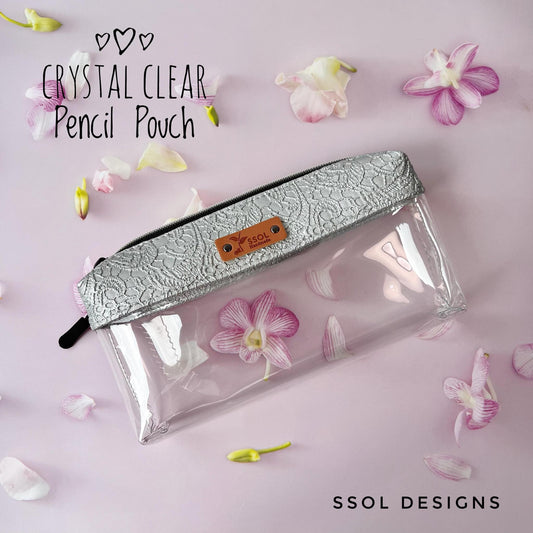 Crystal Clear Pencil Pouch - CCPP04