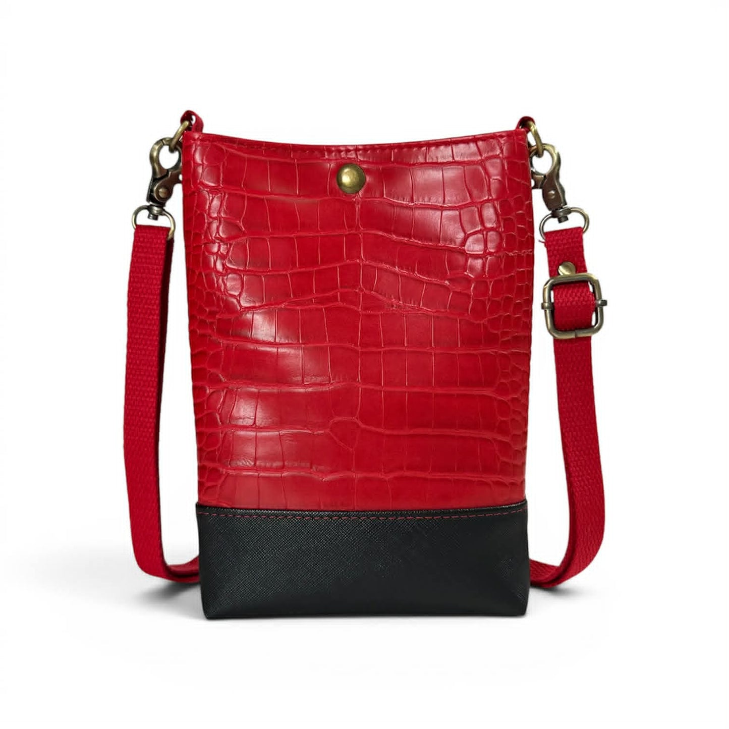 Wanderlust Phone Bag - Red Croc
