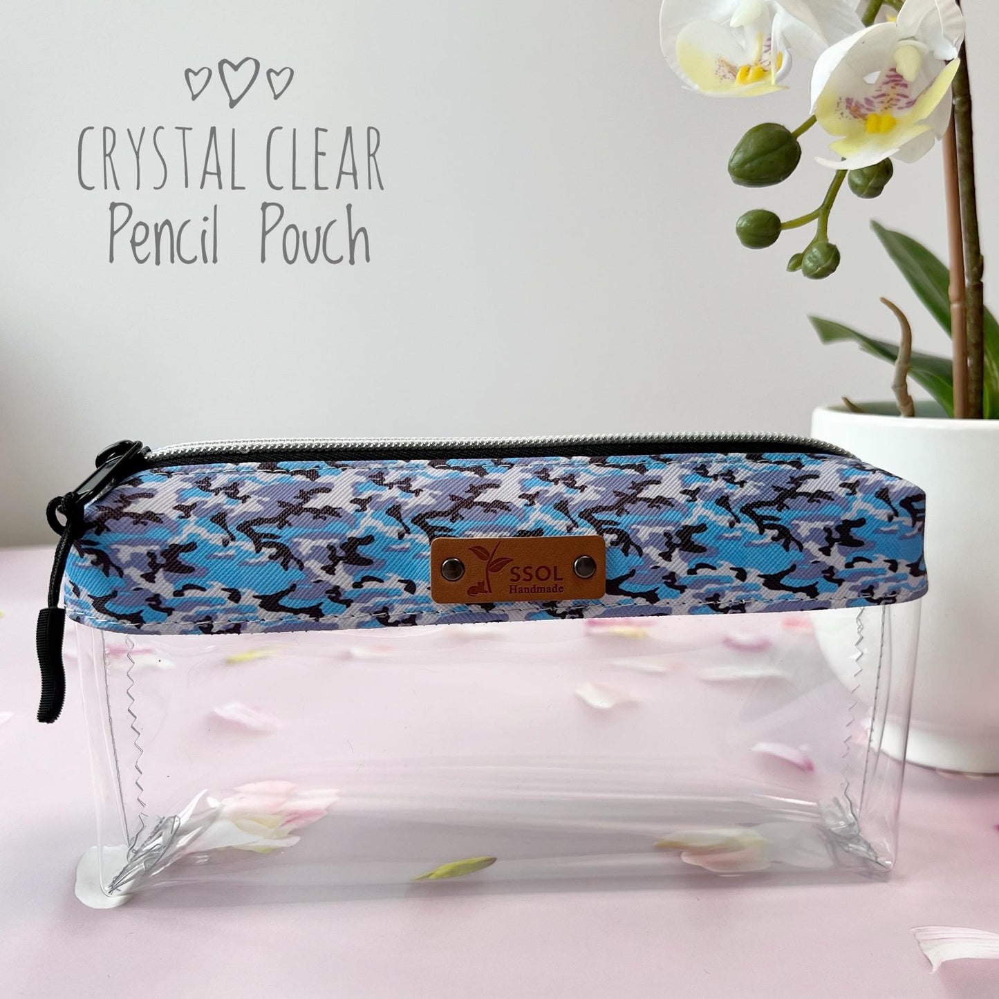 Crystal Clear Pencil Pouch - CCPP11