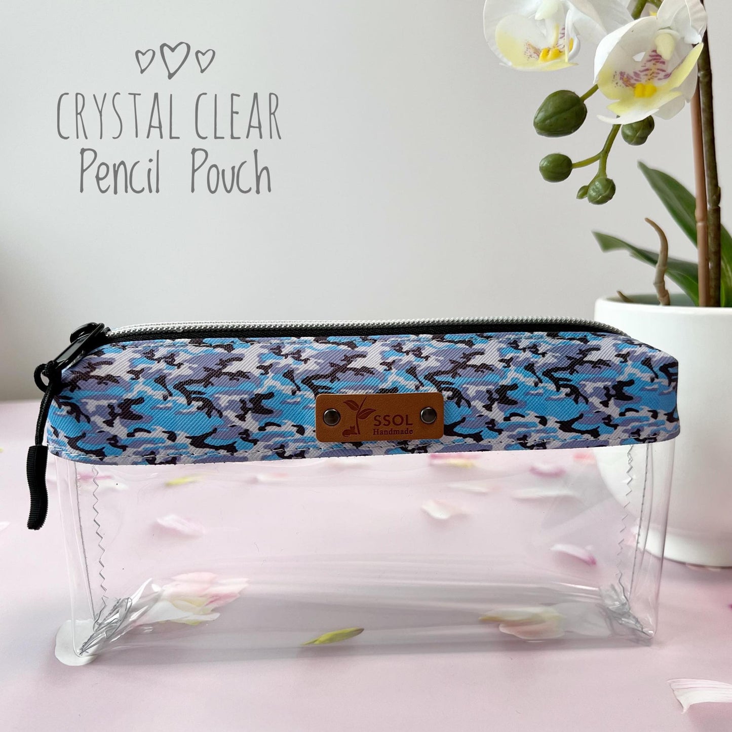 Crystal Clear Pencil Pouch - CCPP11 – Sewing Seeds of Love Studio