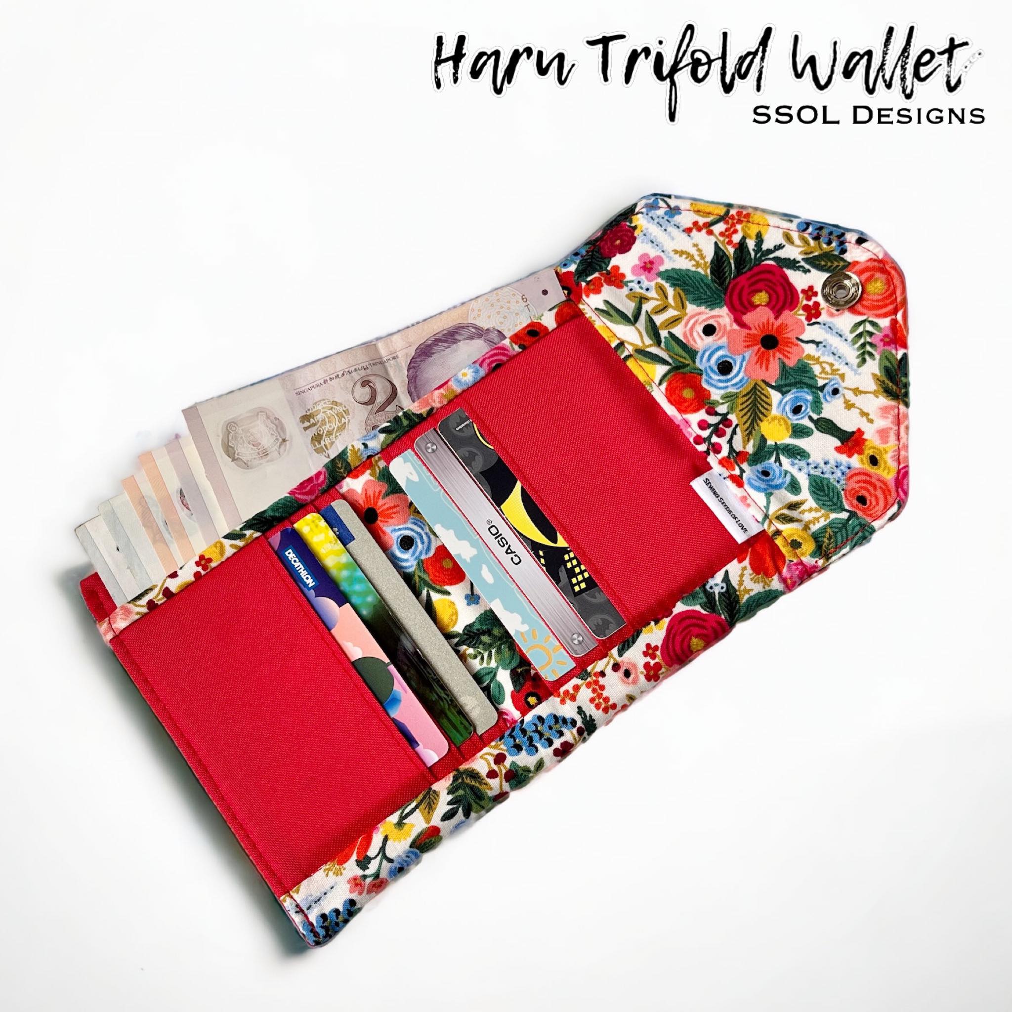 Haru Trifold Wallet Pattern – Sewing Seeds of Love Studio