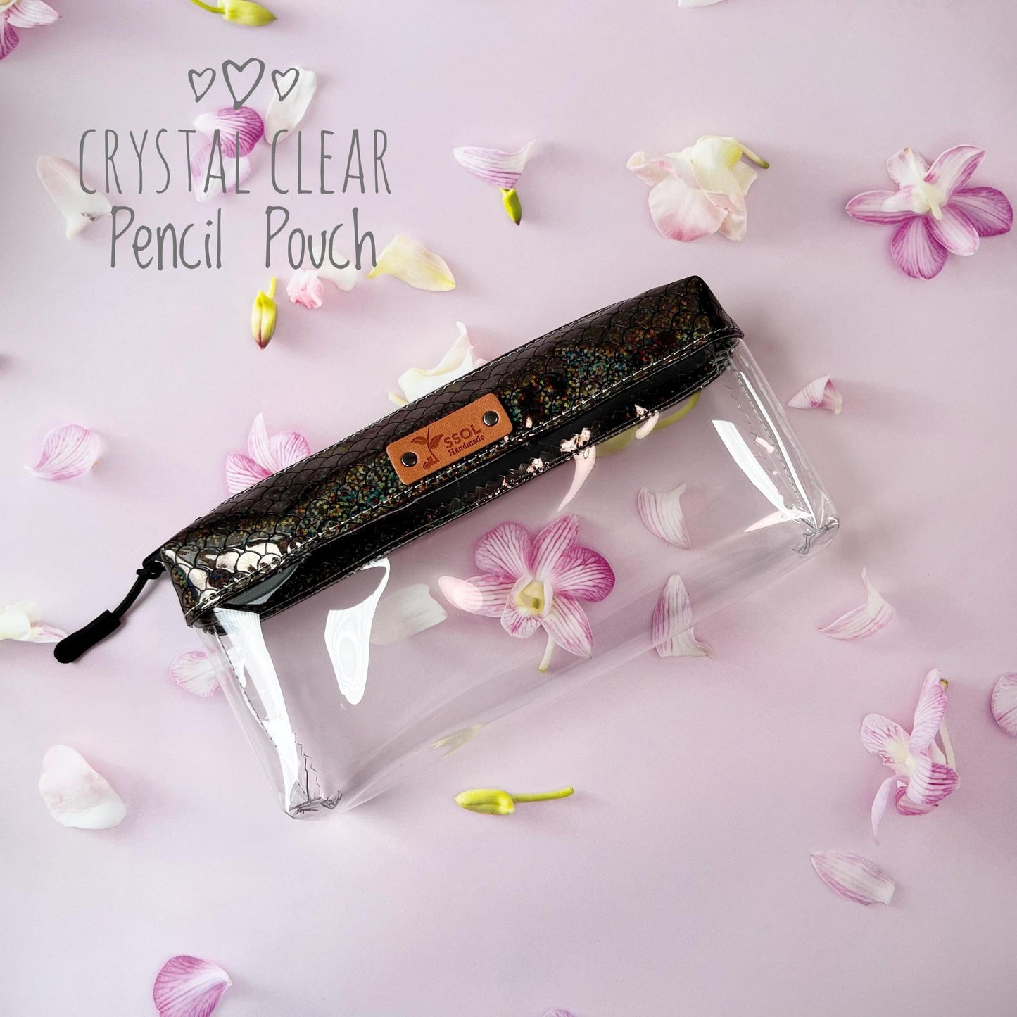 Crystal Clear Pencil Pouch - CCPP13
