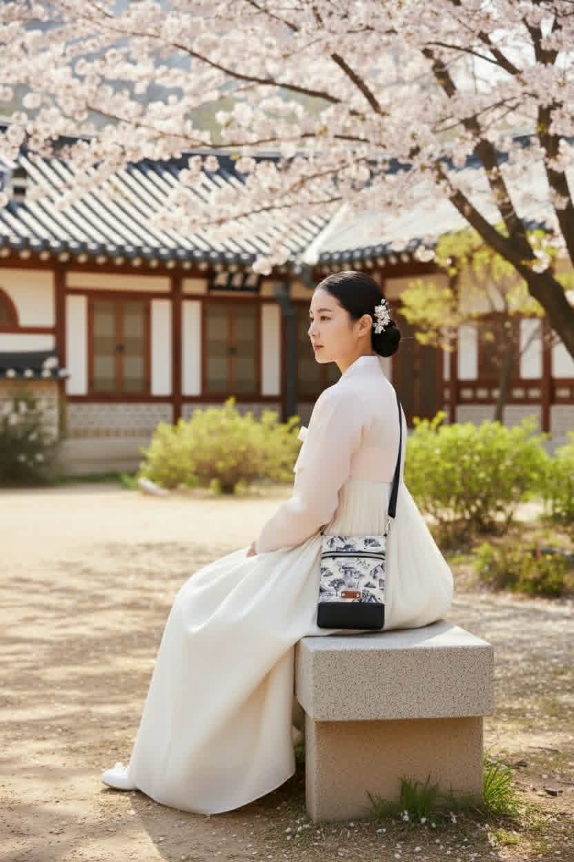 Wanderlust Phone Bag - Korean Theme
