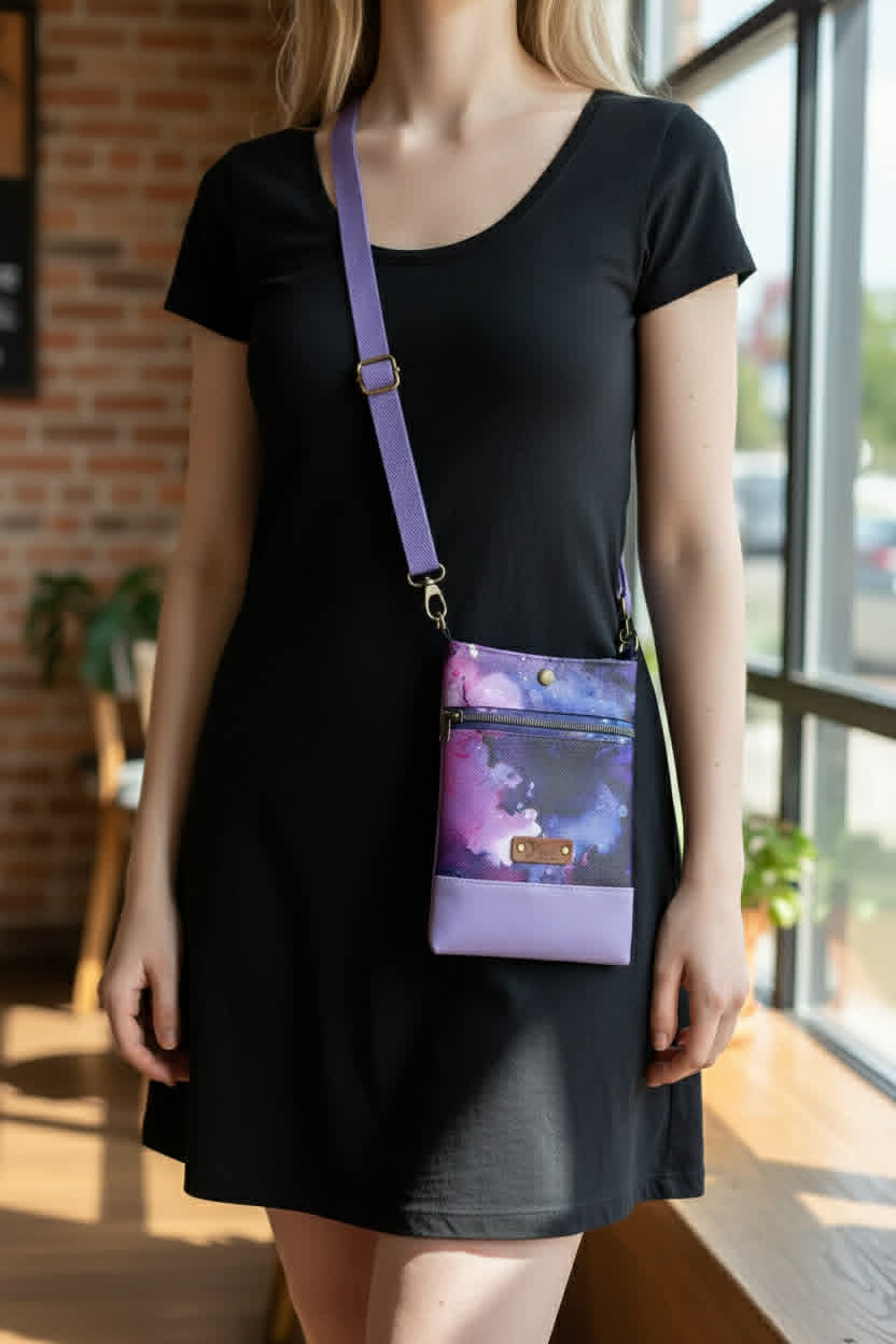 Wanderlust Phone Bag - Midnight Galaxy