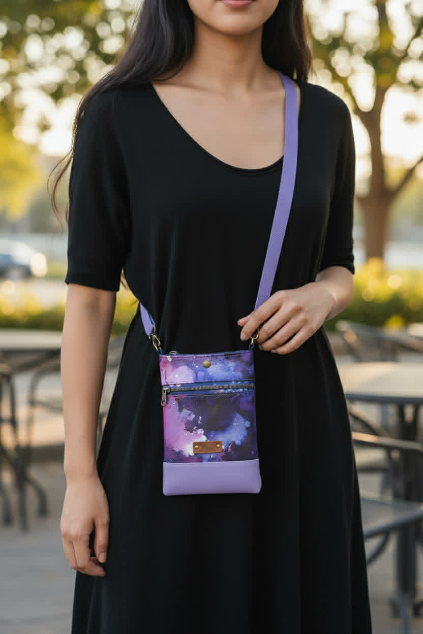 Wanderlust Phone Bag - Midnight Galaxy