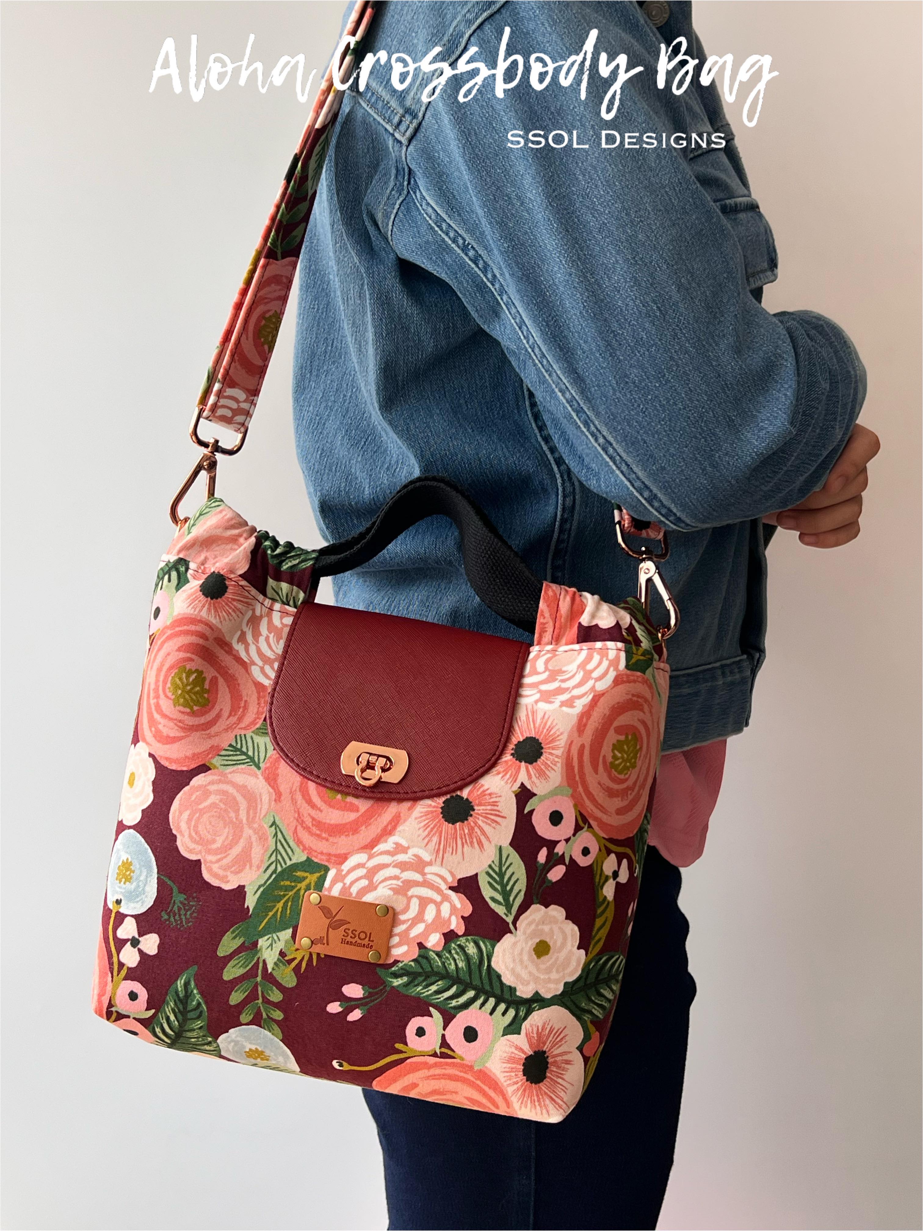 Aloha Crossbody Bag Pattern Sewing Seeds of Love Studio